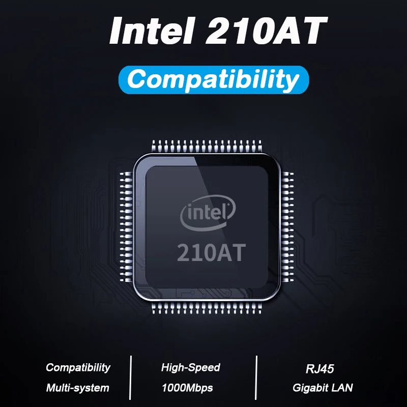 Mini PCI Express Wired LAN Gigabit Network Card Network Adapter Gigabit Ethernet PCI E RJ45 10/100/1000M for intel I210 LAN Card