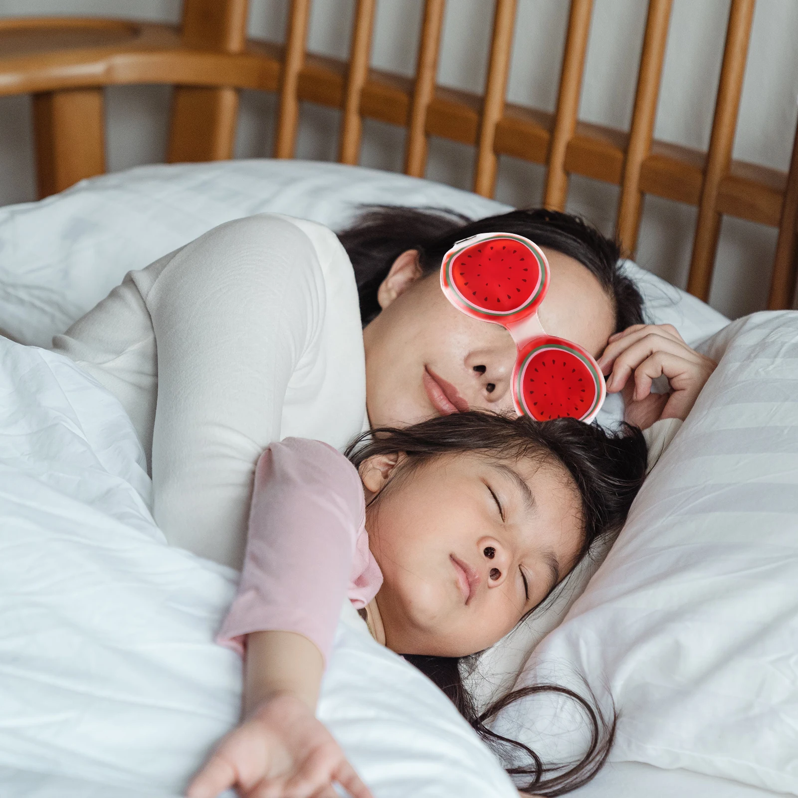 

4pcs Fruit Mask Cold Hot Pads For Swelling Puffiness Dark Circles Relief Soothing Eye Care Gift Household Eye Shades Decorative