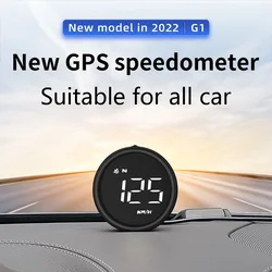 G1 Digital GPS Speedometer Universal Car HUD Head Up Display with Speed MPH for Car Overspeed Alarm HD Display for All Vehicle