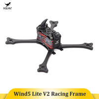 HGLRC Wind5 Lite V2 5inch Racing Frame 195mm Wheelbase Toray-T700 Spray Paint for RC FPV Freestyle Drone Part