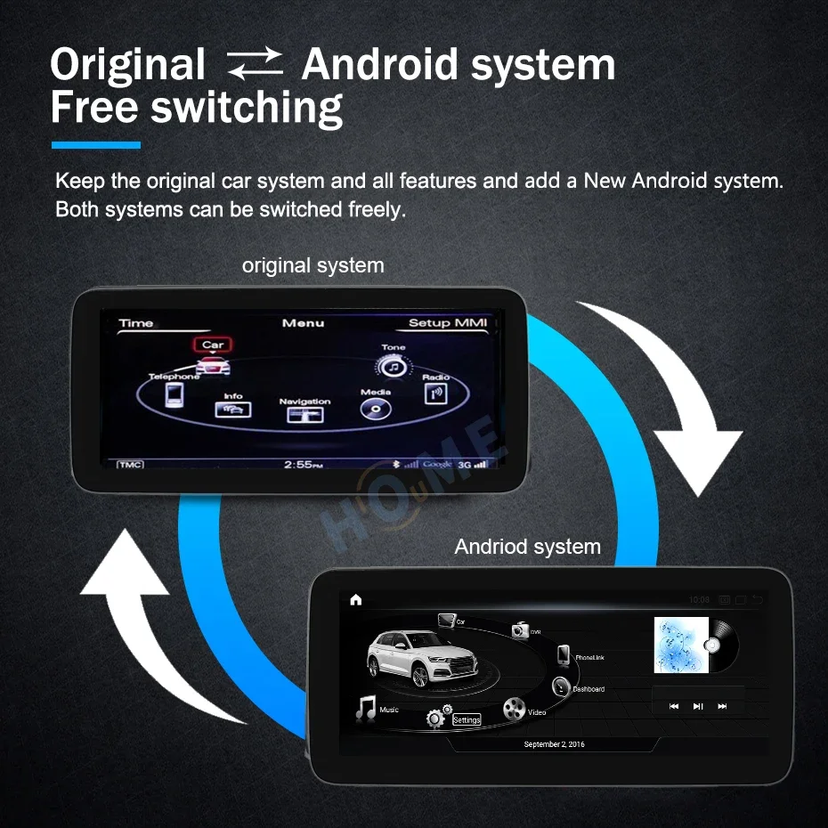 

Factory Price 8G+256G A4 A5 B8 07-16 12.5"Car Video Players Android13 AUTO Apple Carplay Navigation Central Multimedia