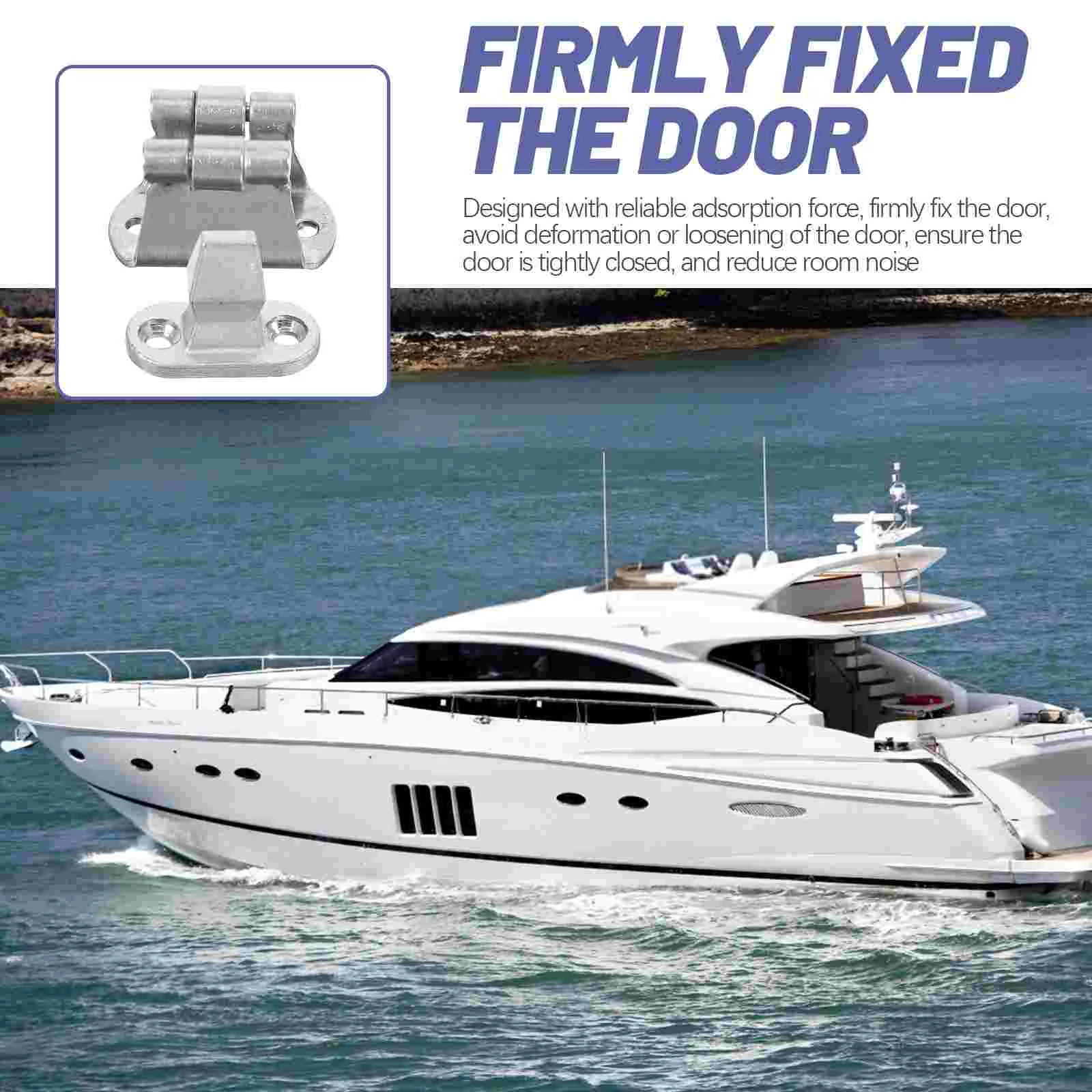 

Stainless Steel Door Lock Protective Catch Smooth Holder Portable for Marine Stopper Yacht