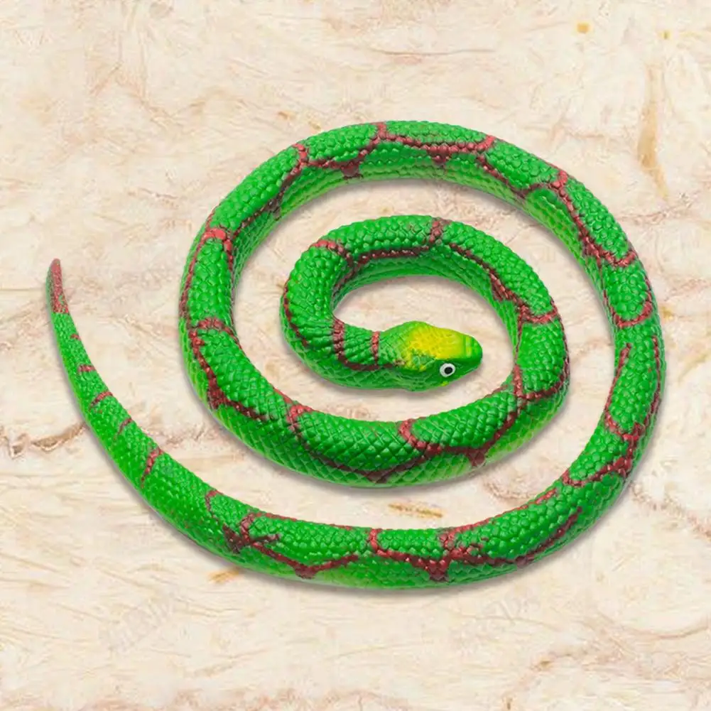 Creative Fake Snake Toy Eco-Friendly Plastic Snake Collectible Creepy Prank Scary Snake Toy  Funny Spoof Toy