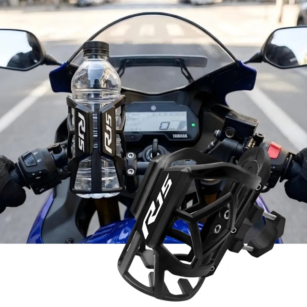 

Мотоциклетный держатель для стакана с водой для Yamaha YZF R15 V2 V3 ABS 2009-2020, высококачественный модный мотоциклетный держатель для стакана с водой
