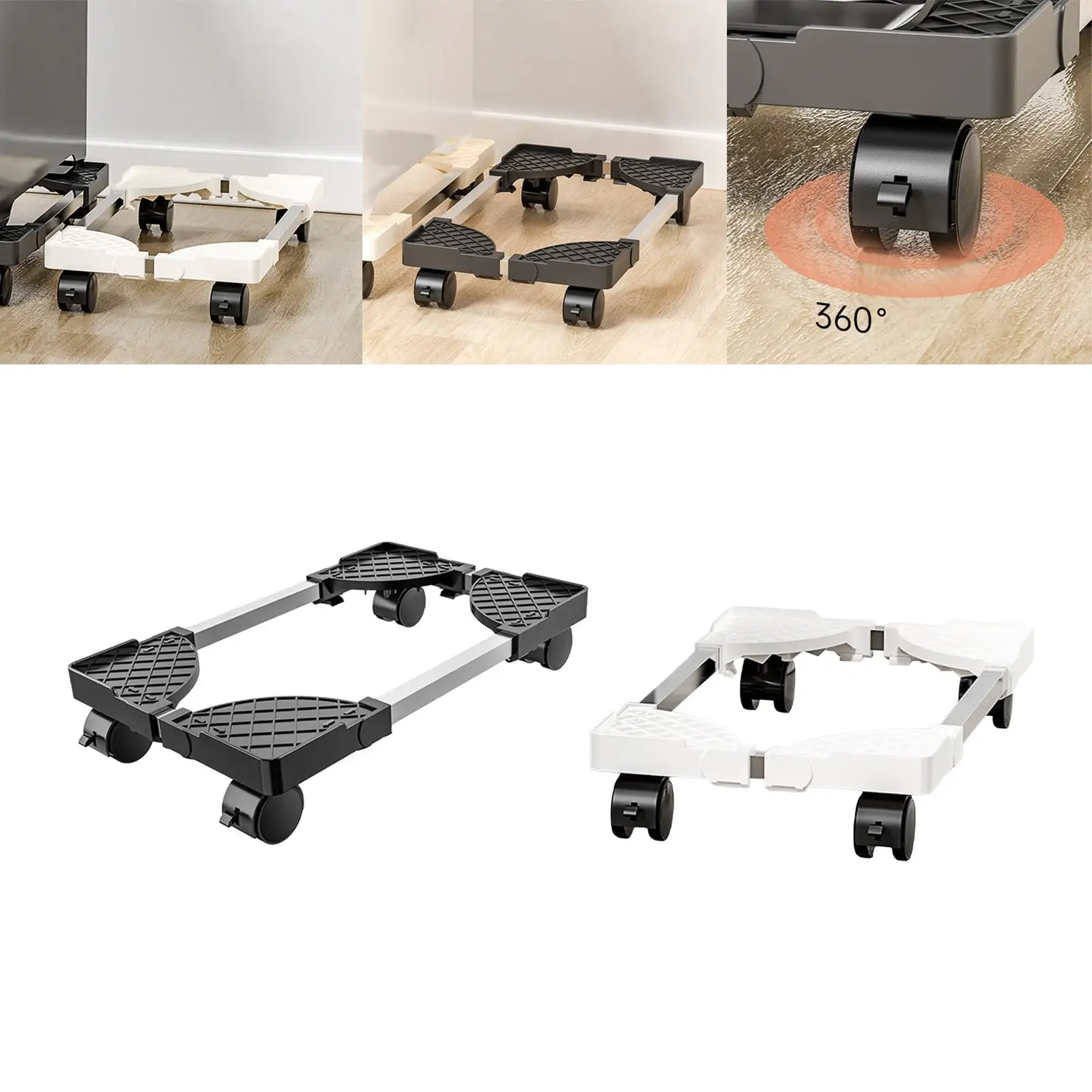 Computer Tower Stand Adjustable Mobile CPU Stand for Floor Carpet Practical Sturdy Construction Easily Install Accessory Premium