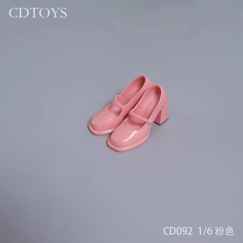 1/6 1/12 مقياس CD092 093 أنثى ريترو بولي أحذية أحذية من الجلد Jk عالية الكعب نموذج صالح 12 ''6'' الجندي عمل أرقام الجسم الديكور #4