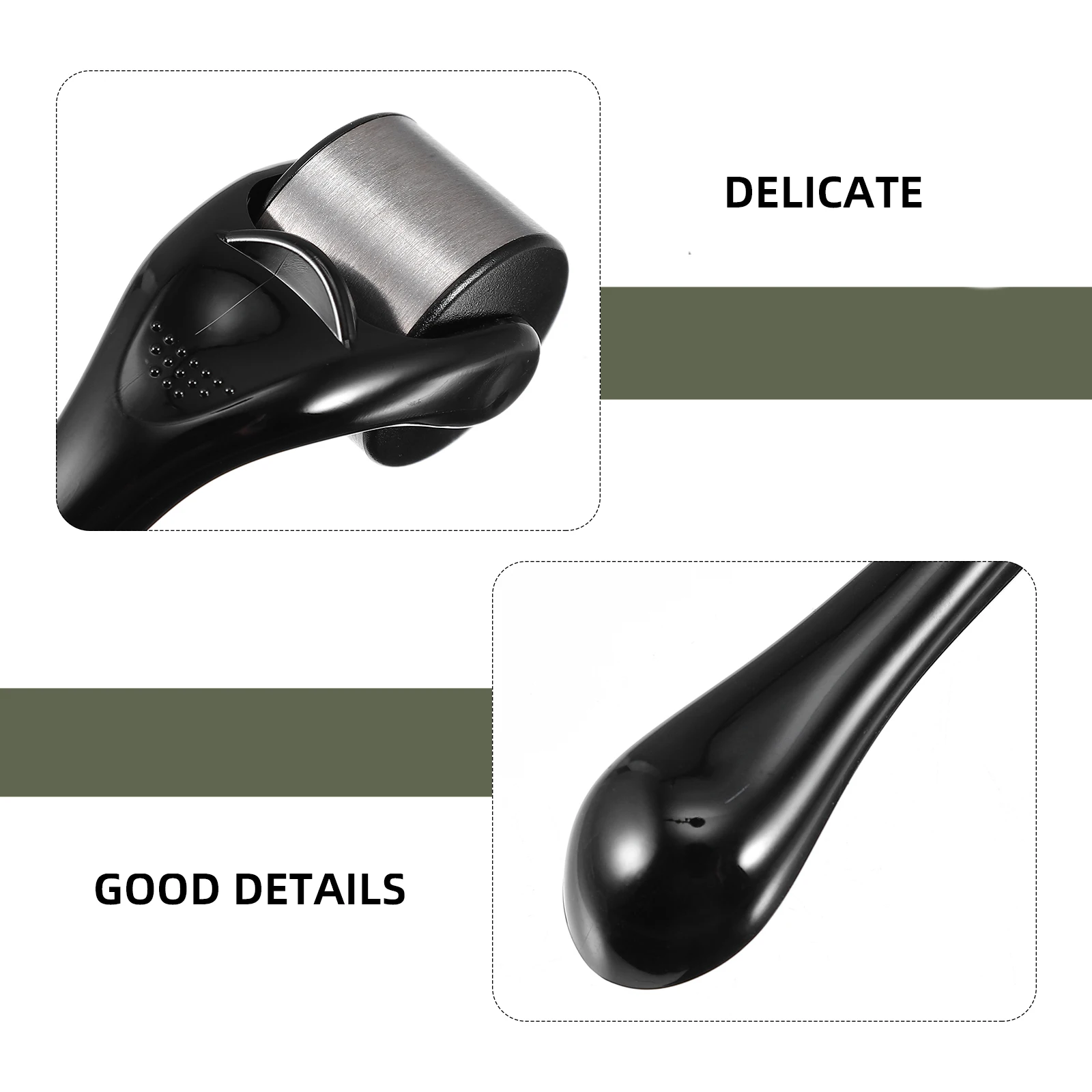 

Stainless Steel ABS Skincare Roller H held Massager Face Tools Facial Scraper Beauty Device Smooth Redness