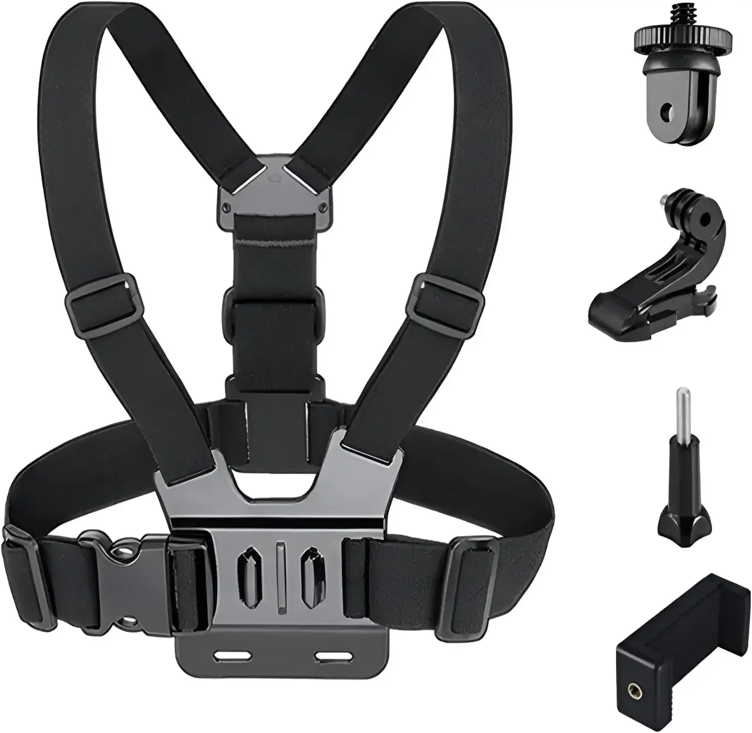 Chest Strap Rotate Phone Mount for iphone Smart Phone Belt Body Harness Holder for Gopro Hero 12 11 10 9 8 Insta360 Dji Camera