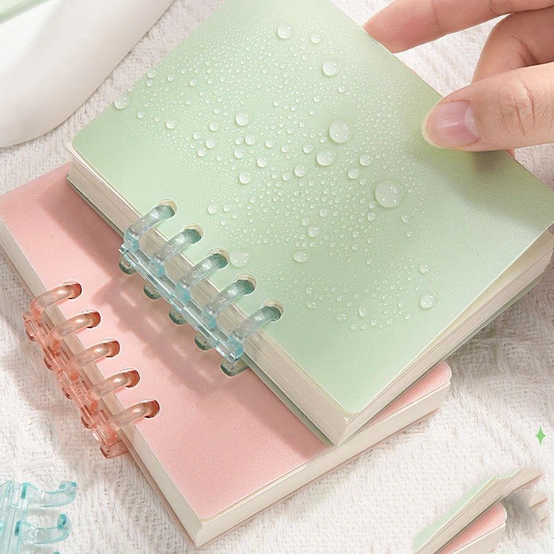 دفتر ملاحظات محمول ذو أوراق فضفاضة مقاس A7، دفتر جيب صغير مع معايير عالية المظهر للطلاب هي أداة تعليمية