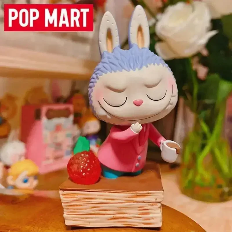 

POP MART Labubu Elf Dessert Series Фигурка Слепая коробка-Таинственный сюрприз Игрушка Подлинная оригинальная Mistery Caixa