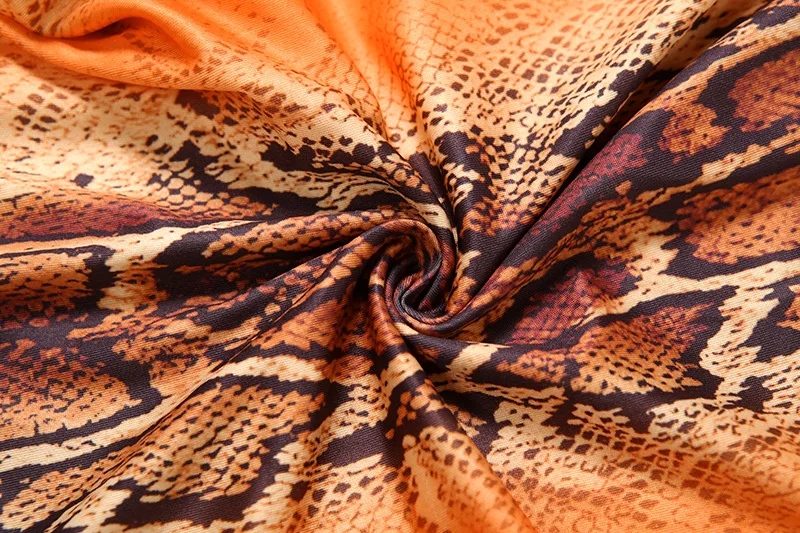 اعوج طباعة حلقة معدنية الجوف خارج نحيل حللا المرأة مثير الياقة المدورة طويلة الأكمام الخوخ الوركين سليم نادي وزرة الحفلات