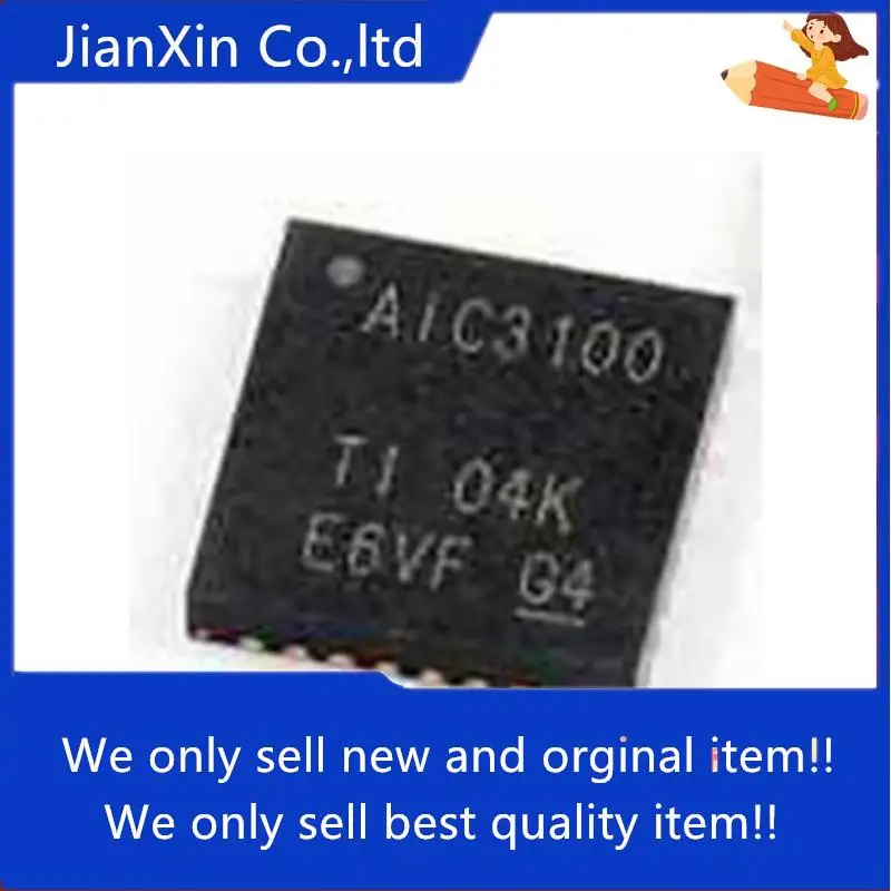 

10pcs orginal new TLV320AIC3100IRHBR Silkscreen AIC3100 QFN32 Low Power Audio Codec