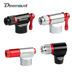 Bicycle CO2 Nozzle For 3/8-24 Threaded Cartridge Fits Schrader Presta Cycle Quick Inflation 33/25/16/12/8Gr. Cylinder Pump