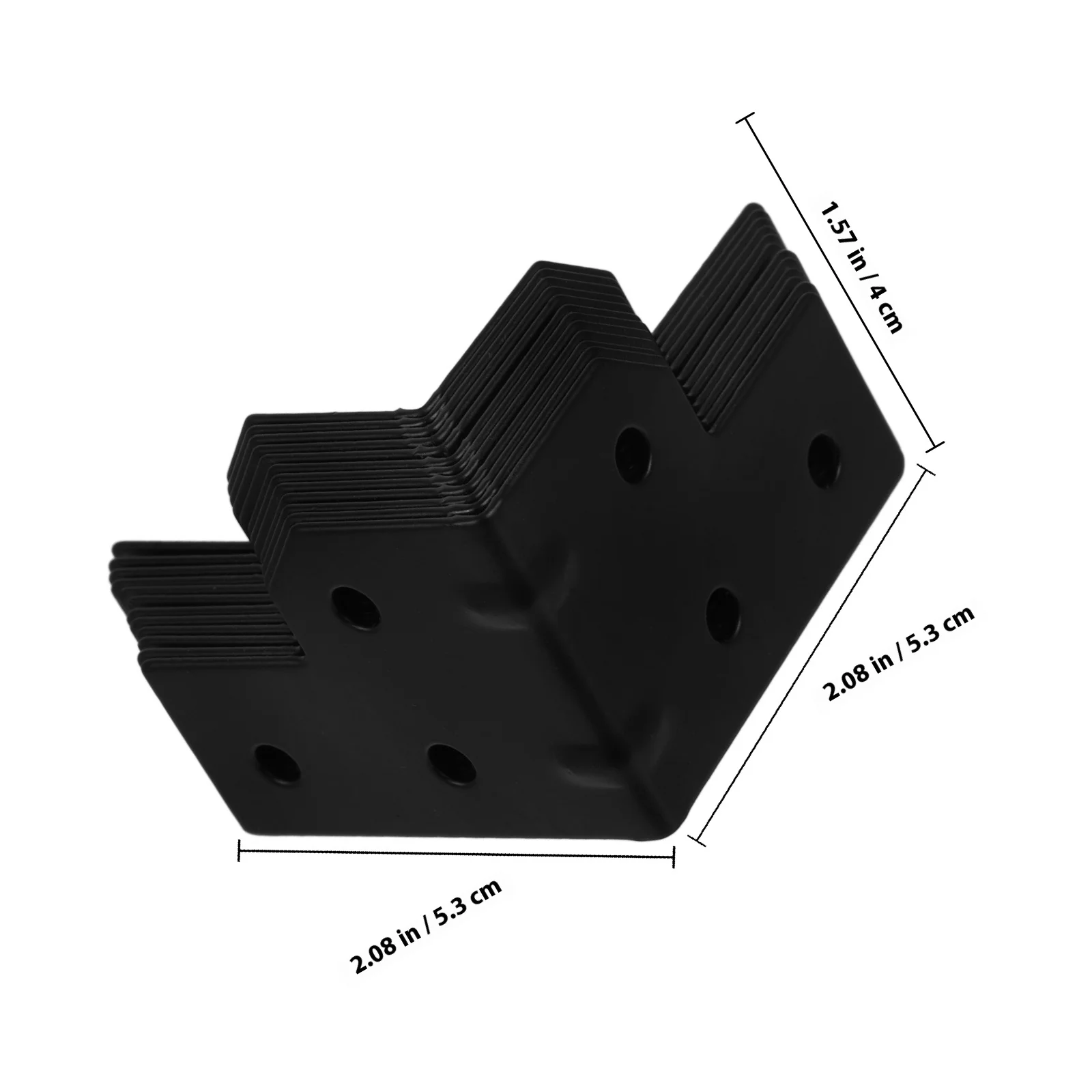 12 قطعة من واقيات الزوايا المعدنية المطلية بالكهرباء لحقائب الطيران وصناديق التخزين