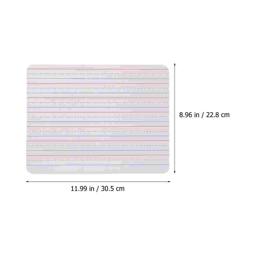 2 Pcs Whiteboards for Conference with Lines Handheld Writing Word Small Dry Erase Learning Wood