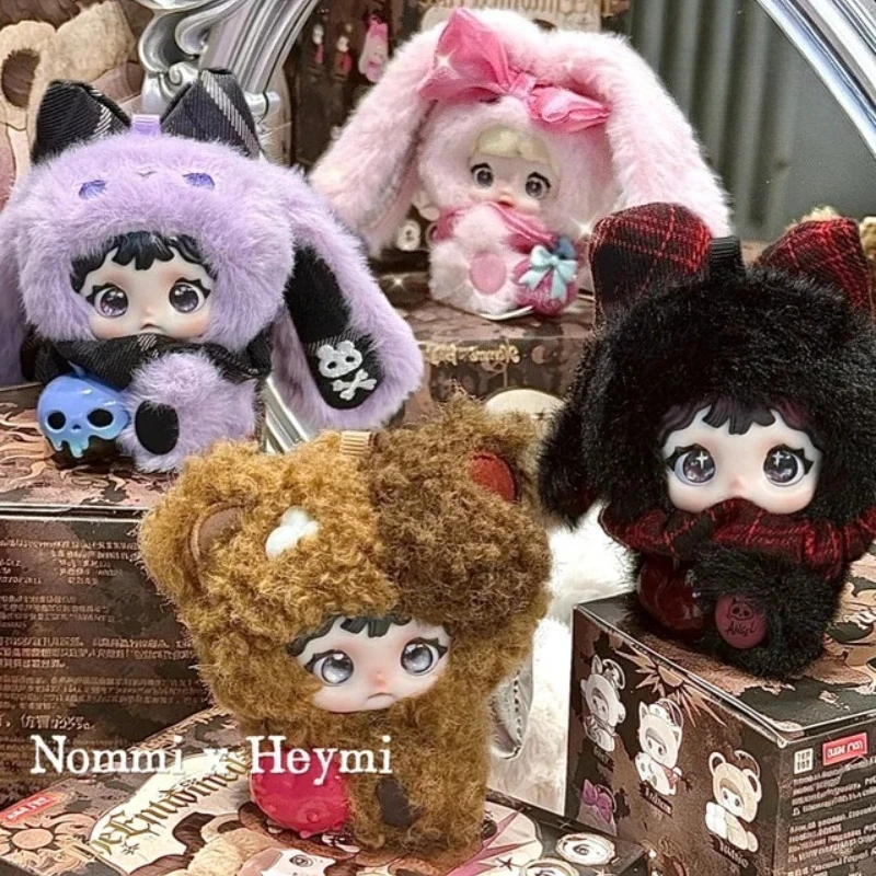 

New Nommi X Heymi The Entwined Fate Series Blind Box Cute Nommi Heymi Mystery Box Vinyl Plush Surprise Bag Pendant Girl Gift Toy