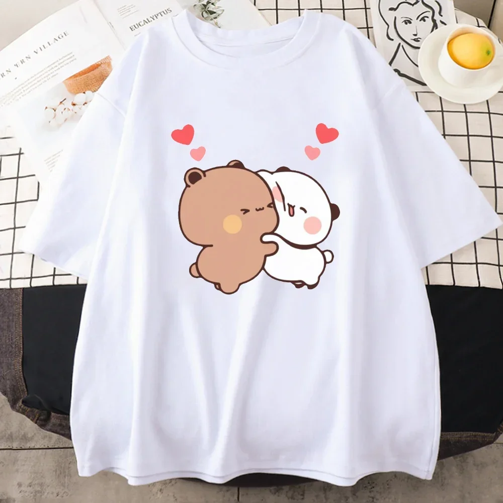 Milk And Mocha Classic Print T Shirt  Women And Men T-Shirt Short Sleeve Vintage Tees 2023 Summer Cool Printing Tops