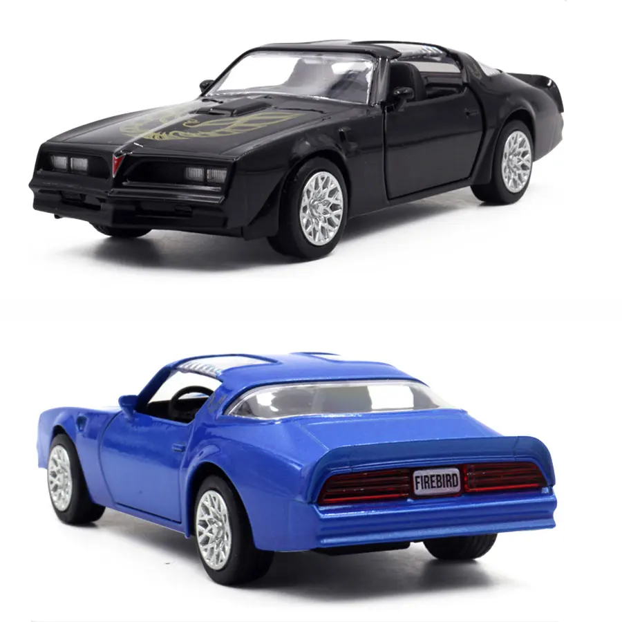1:36 Metal Diecast Car Model Repilca 1978 Pontiac Firebird Scale Miniature Collection Vehicle Hobby Kid Xmas Gift Toy for Boy