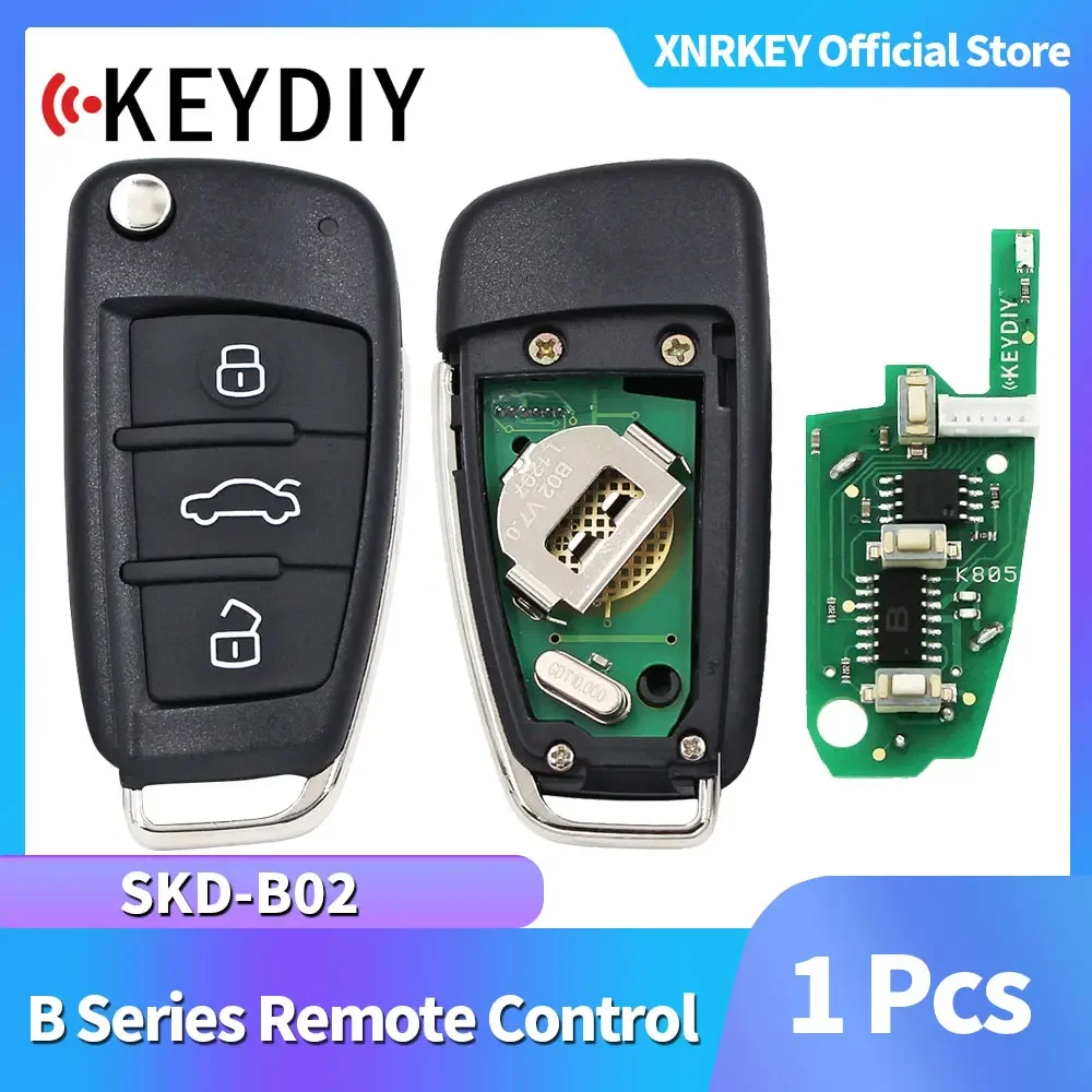 

for KEYDIY 3 Button B Series KD Smart Car Key B02 For Audi A6L Style Remote Control for KD900 KD900+ URG200 for KD-X2 Mini KD