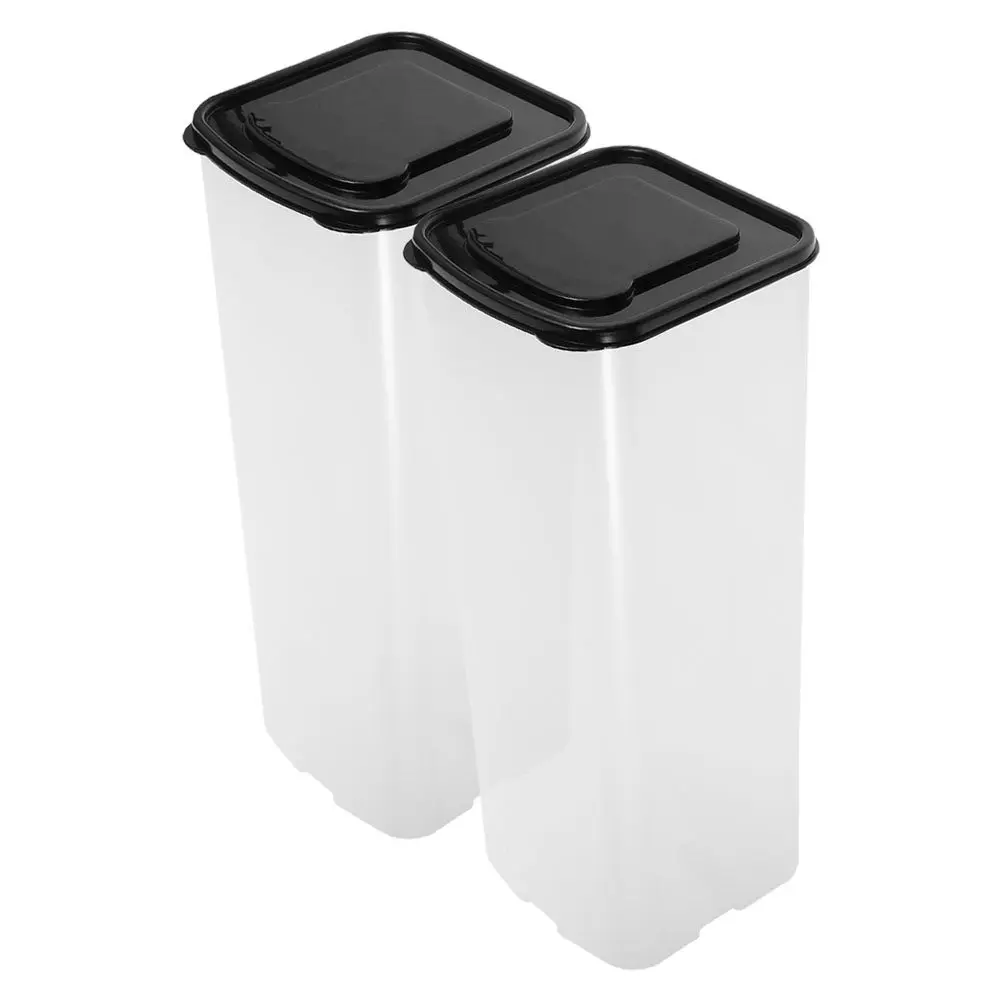 

2Pcs Bread Storage Container Easy Clean Dishwasher Safe Reusable Bread Holder Bin for Sliced Or Whole Loaf Pantry Organization