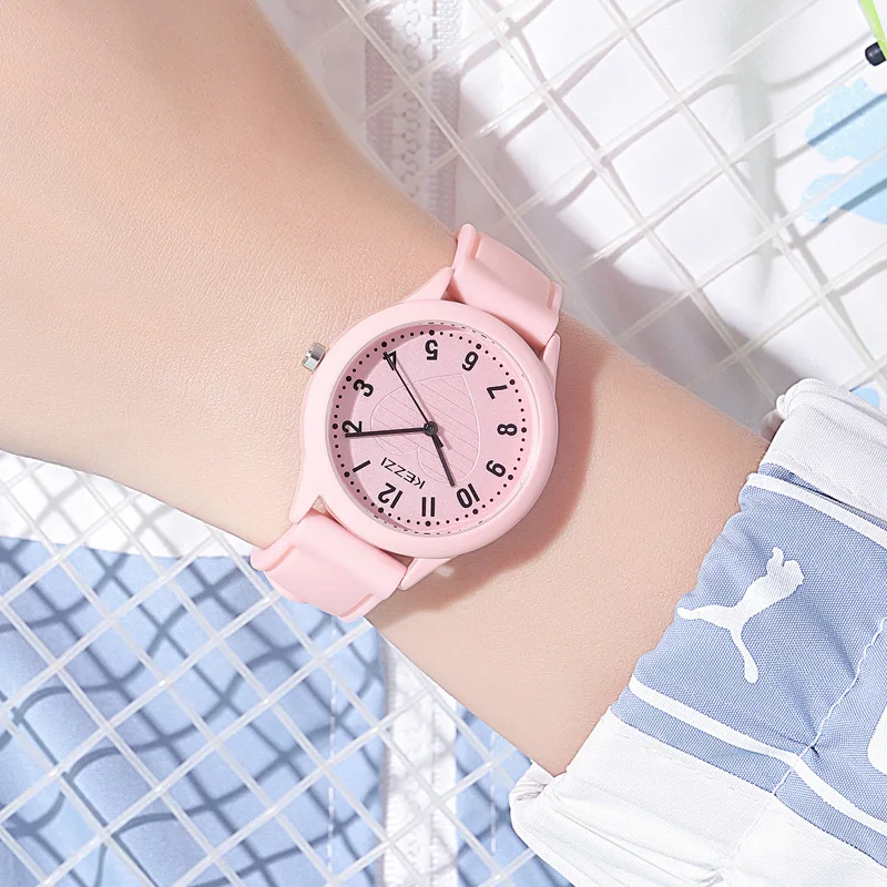 Reloj exclusivo para examen de secundaria para mujer, accesorio para estudiante, diseño de interés especial, Simple, elegante y a la moda, 2023