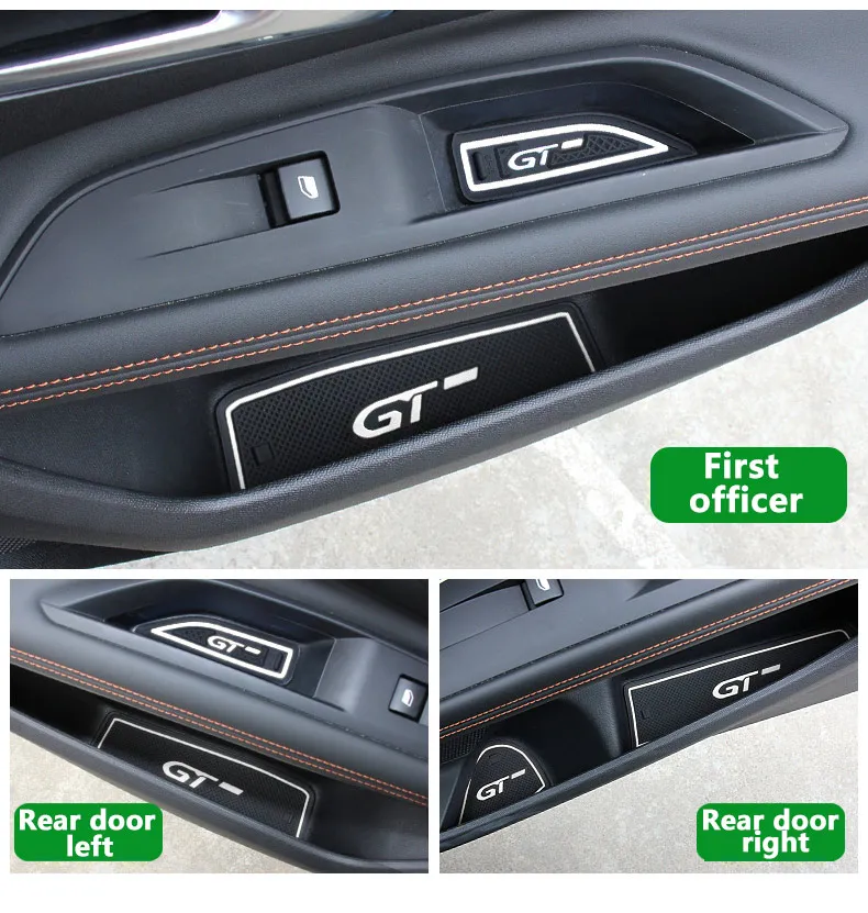 Für Peugeot 3008 5008 GT 2016 2017 2018 2019 2020 2021 2022 2023 Auto Tor Slot Tasse Matte Tür Nicht-slip Gummi 3D Zubehör – Detail 12
