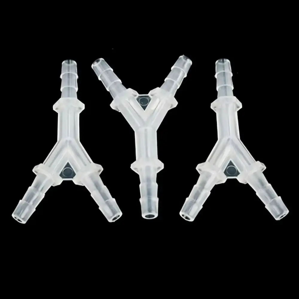 

10 шт. прочный тройник Y-типа 2,4-15,8 мм, пластиковый полипропиленовый 3-ходовой разъем, мягкие фитинги для шлангов для фитингов для аквариумных рыб