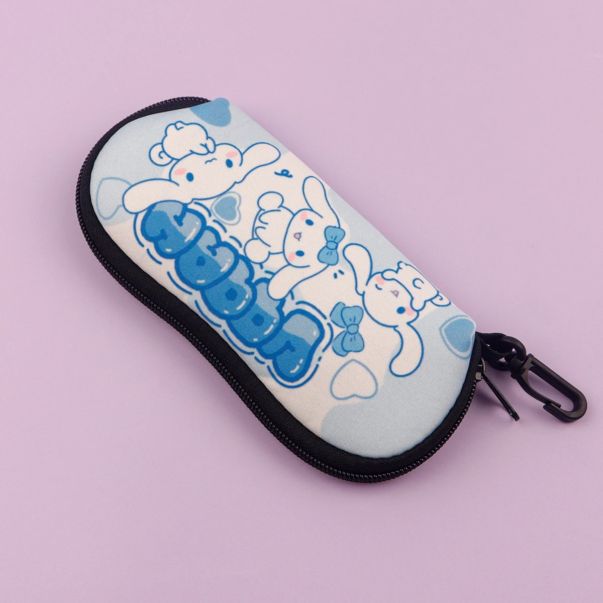 Popular Cartoon Anime  Figures Eyewear Cases Cover Sunglasses Case Cute Animals Glasses Box With Zipper Portable Eyeglass Cases image 4