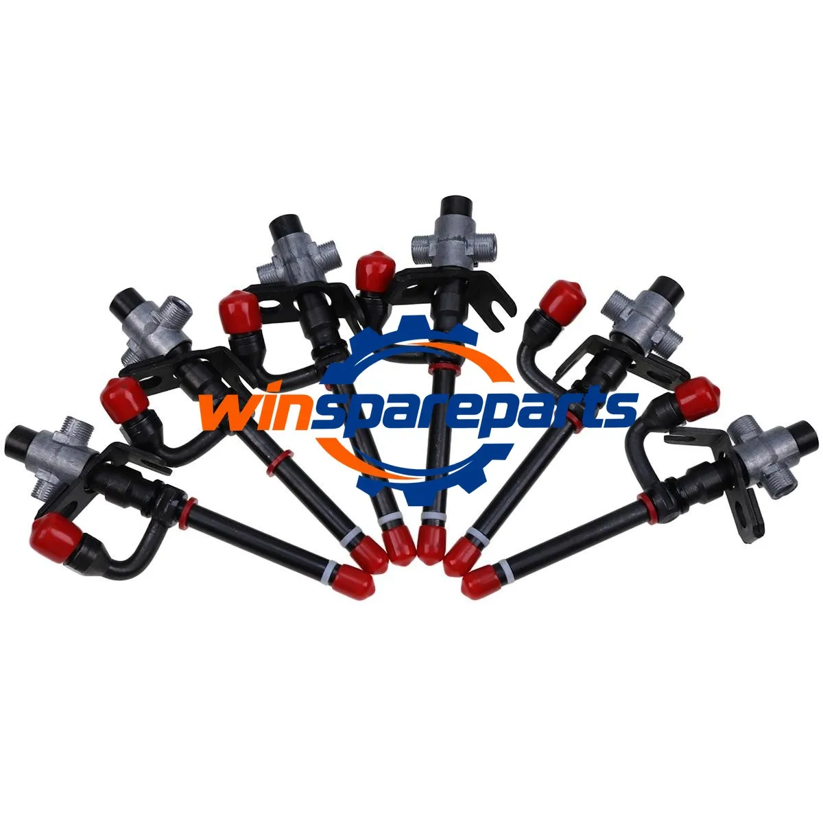 6X Fuel Injector RE507766 RE531436 For John Deere 3215 270CLC 4045D 6068T 7520