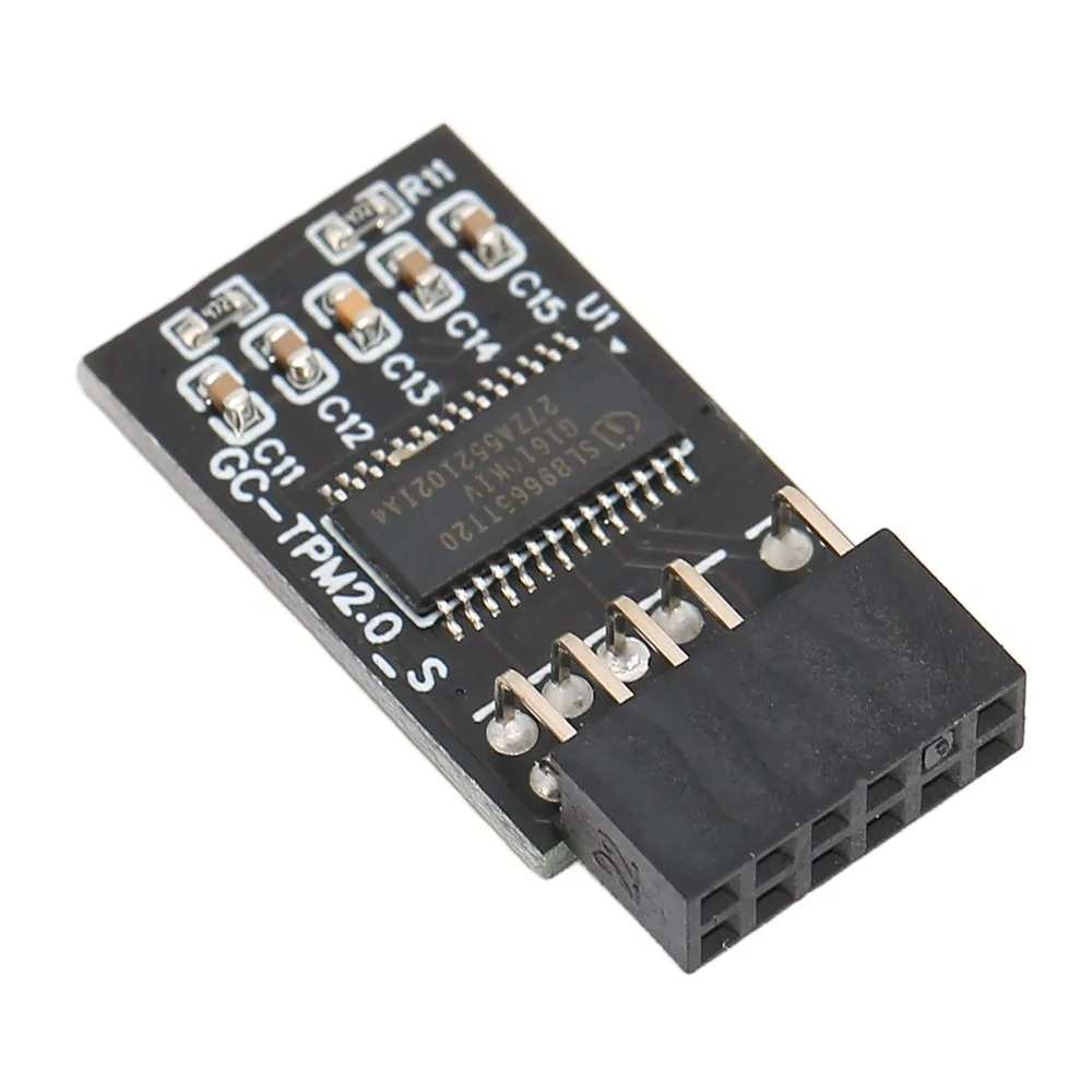 12Pin TPM 2.0 Encryption Security Module LPC Interface High Security Security Module for for Win 8.1/for Win 7/for Win 10