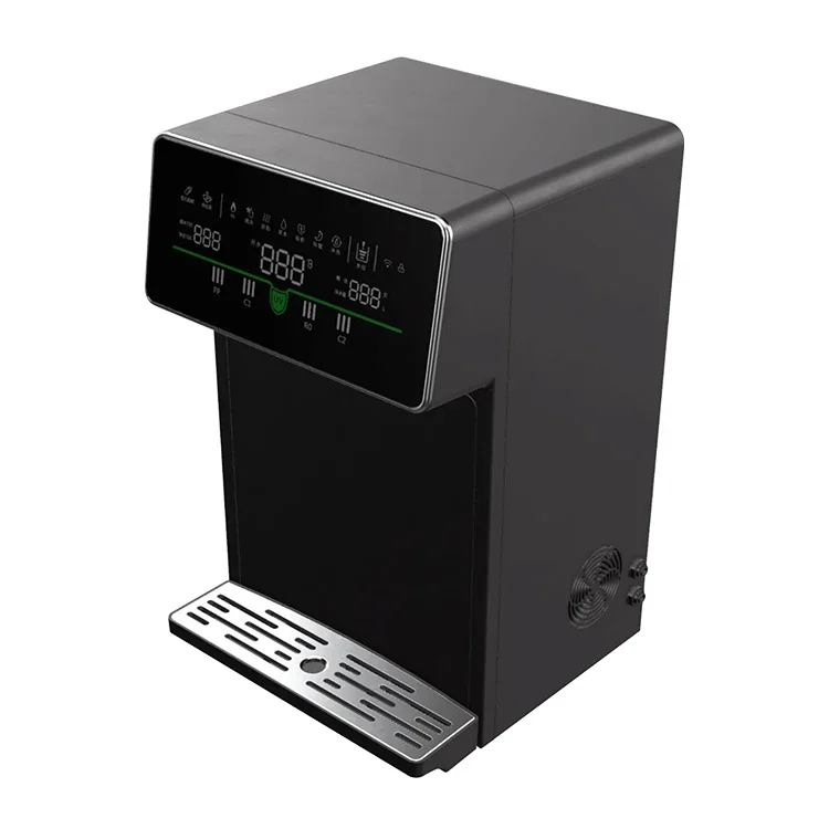 

Countertop Water Dispenser For Office With 3 Stages Filtration System And UV Lamp Tankless Countertop Water Purifier
