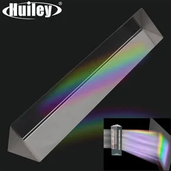 Optical Glass Prism for Photography Refracted Light Teaching Triangular Prism 18cm/15cm/10cm/5cm Physics Science Experiment Tool