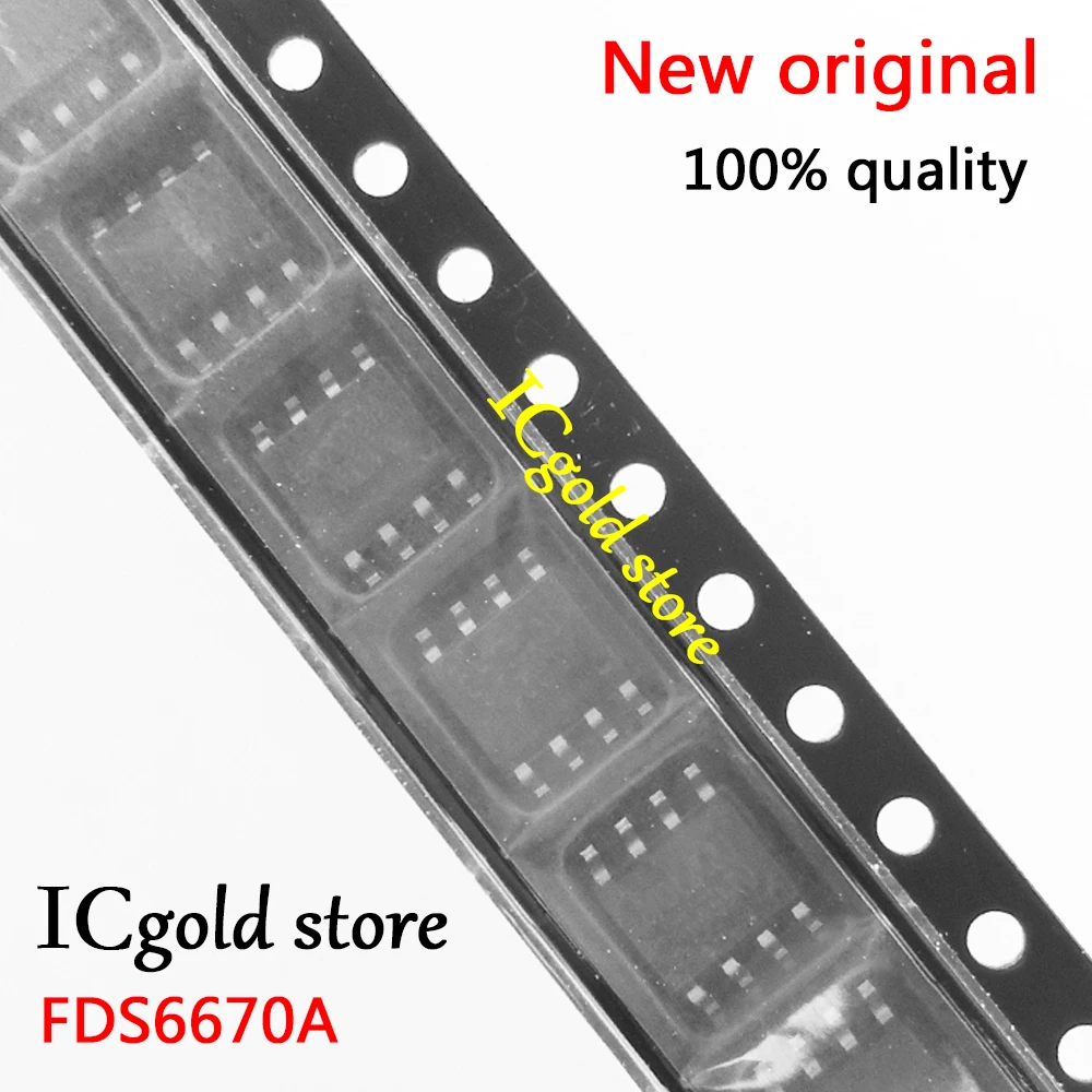 10pieces FDS6670A FDS6670 6670A  MOSFET SOP-8 chipset