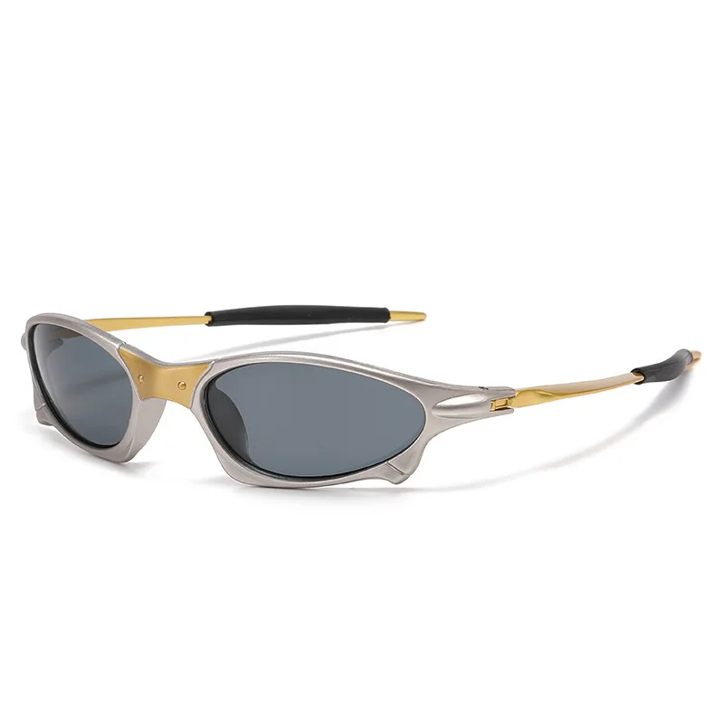 

Y2K Metal Sunglasses New UV Protection Y2 Shades Ins Trendy Retro Eyewear Fashion Street Vacation Accessories for Women Men