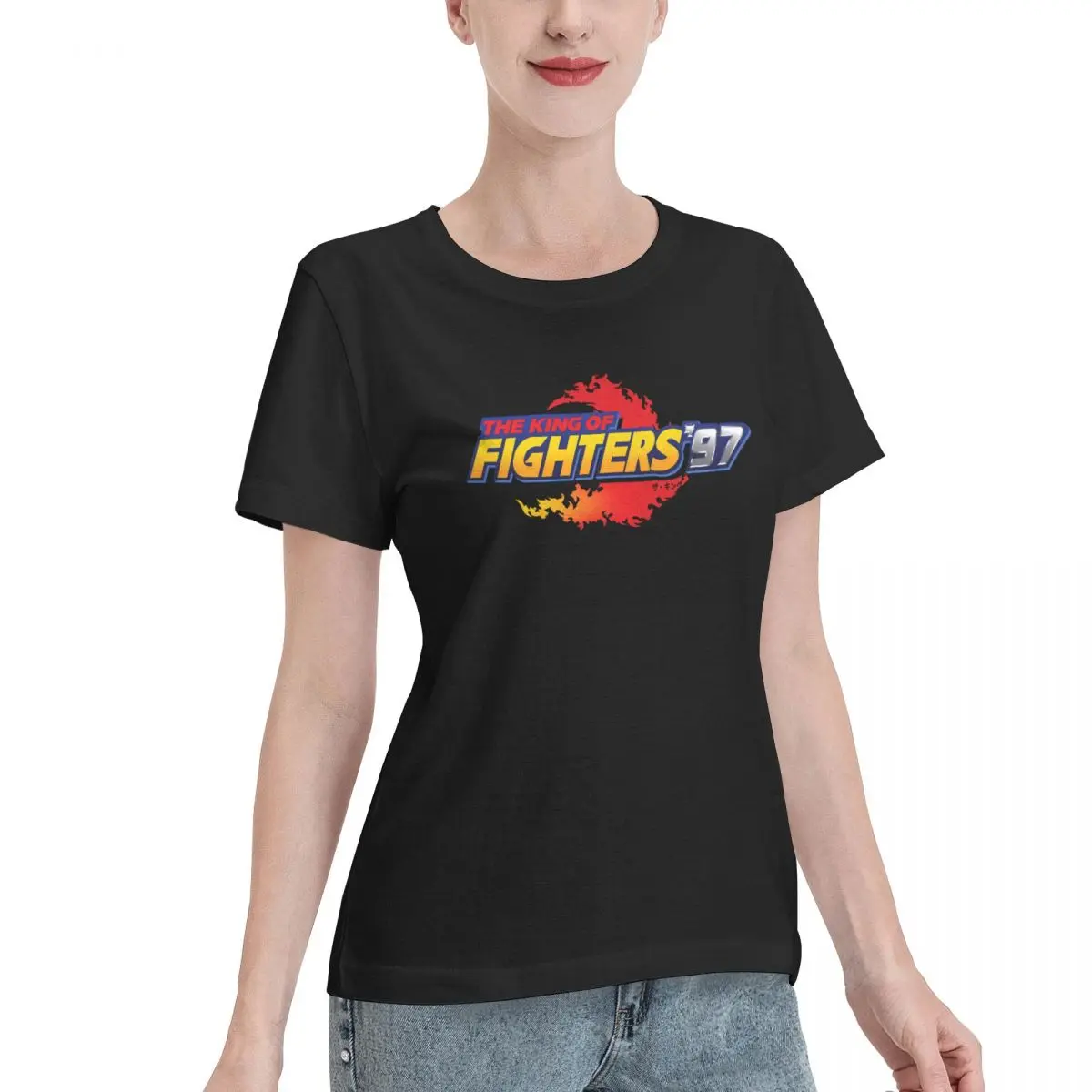 Autumn Inner FIGHTERS 97 Women's T-shirt School Wear Women Daily Outfit Top