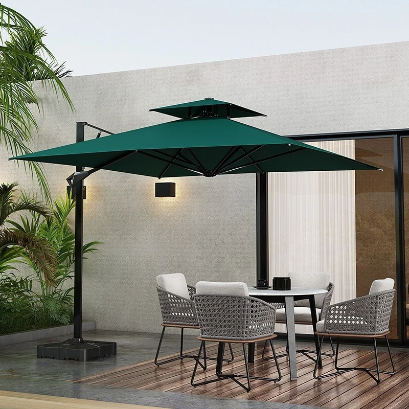 Roman Umbrella, Outdoor Umbrella,Sunshade, Rainproof, UV Protection,Thickened Material, Aluminum Alloy Columns, Rotatable
