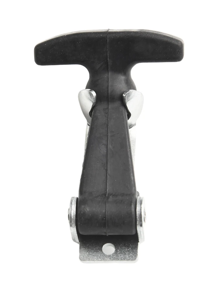 T-Lock Buckle Car Engine Hood Latches T-Handle Draw Catches Rubber Hood Catch  Flexible T Handle Hasp