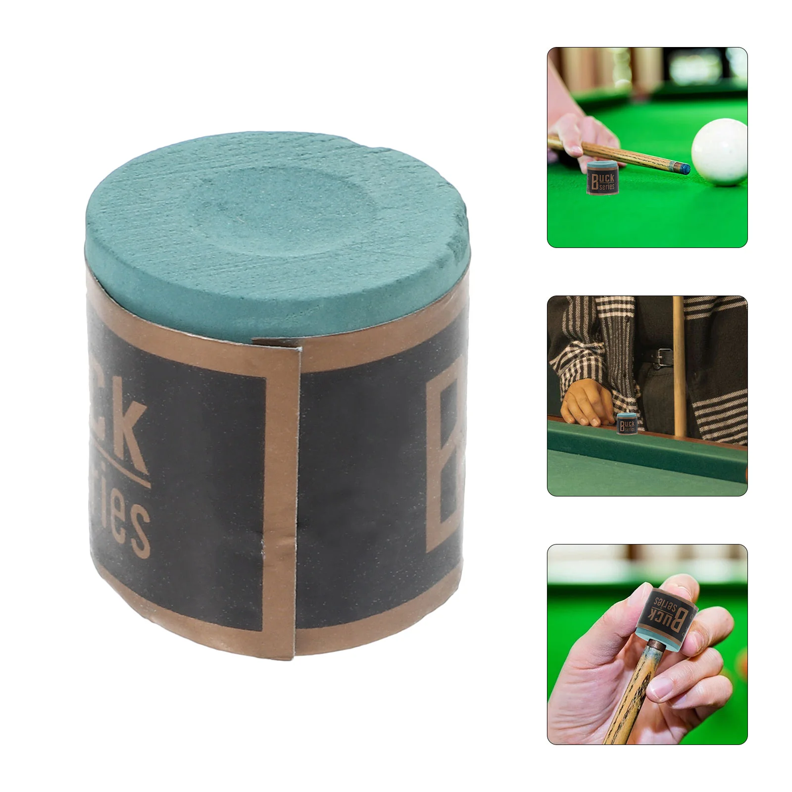 Billiard Balls Billiards Powder Table Chalk Cylindrical Pool Accessories for Green
