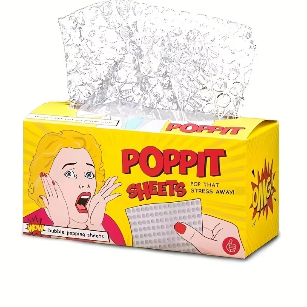 Bubble Paper Film Mini Bubble Wrap Press Pinch Burst Circular Bubble Bubble Pumping Paper Transparent Poppit Stress Sheets