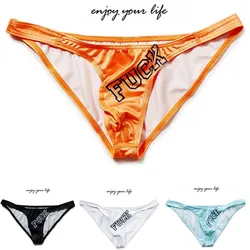 Men's underwear low-waist sexy trendy letters fashion small briefs youth breathable tight-fitting men's briefs U convex