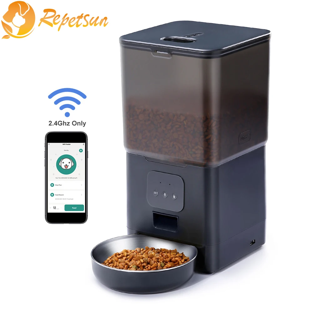 Tuya Smart APP Pet Feeder Cat Dog Food Dispenser Suitable For Small And Medium-Sized Cats And Dogs Mobile Phone Remote Feeding