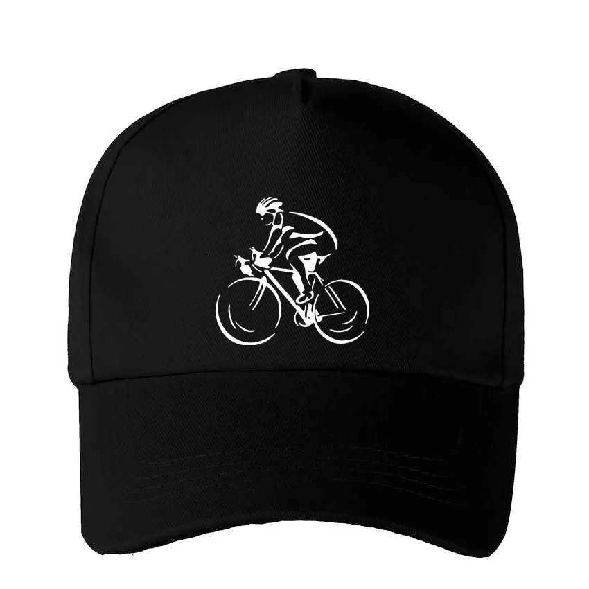 Bicycle Hobby Biker Cycler Print Children Kids Boy Girl Cap Cartoon Adjustable Baseball Caps Idea Cool Hip-Hop Sun Hat Customiz