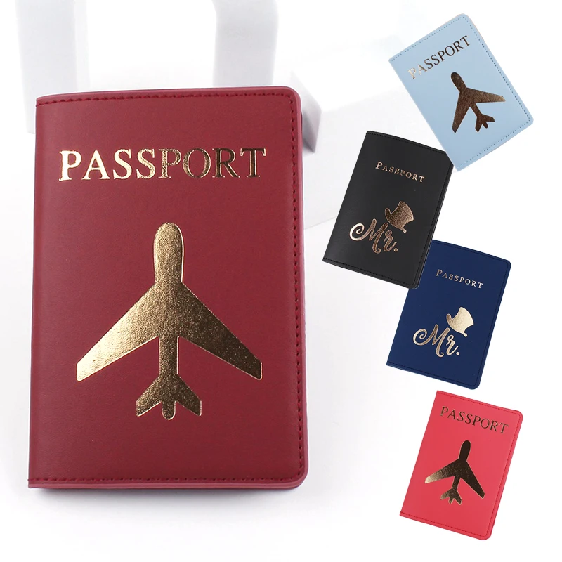 

2026 Passport Case Vintage Leather Pattern Passports Holder Unisex ID Bank Credit Card Organizer Storage Case/Travel Accessories