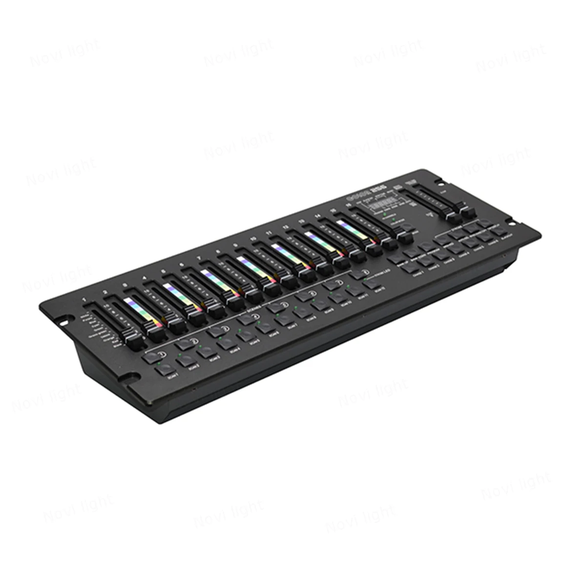 Controlador DMX com LED Função Programa Display, 16 Canal Modo, RGB, Efeito RGBW, Cor 256 Console, 192 Palco, Luzes do computador