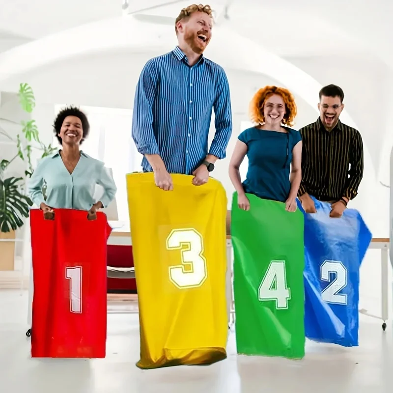

Kangaroo Jumping Bags Sack Race Outdoor Fun Sports Games Parent-child Interactive Sensory Training Preschool Play Toys