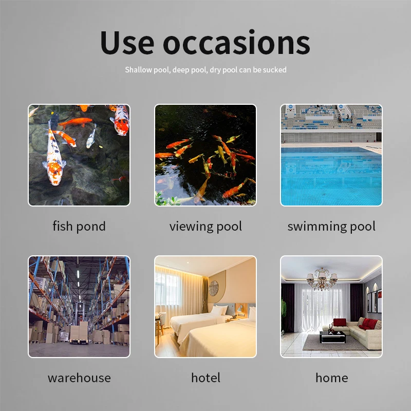 Multipurpose Dry and Wet Vacuum Cleaner Fish Pond Clean Equipment Swimming Pool Accessories