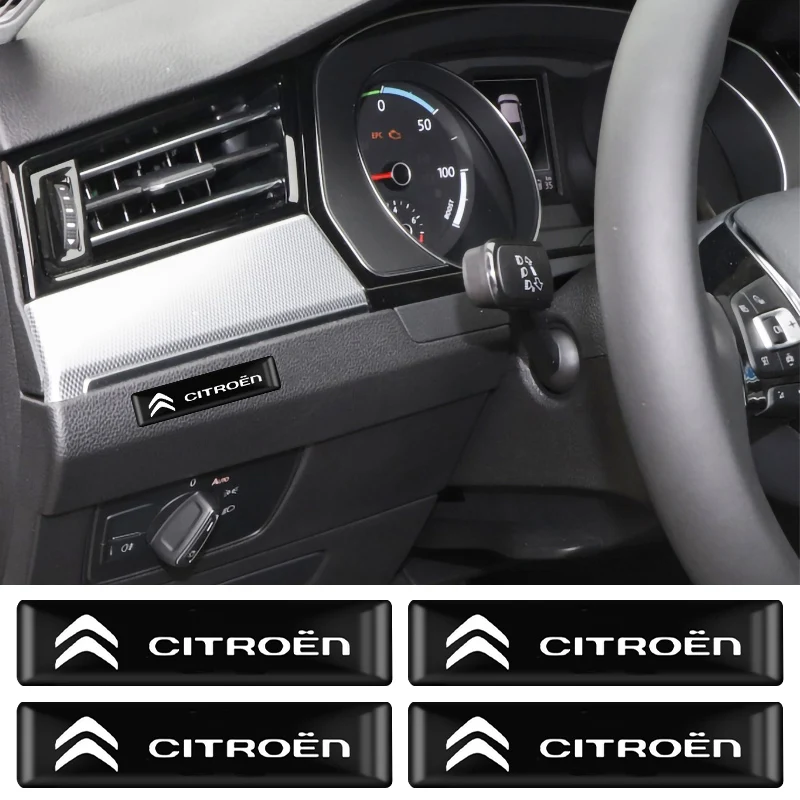 

10pcs 3D Epoxy Citroen C1 C4 C3 C5 C4L C8 DS3 DS4 Berlingo Picasso VTS For Car Styling Body Steering wheel Stickers Badge Decal