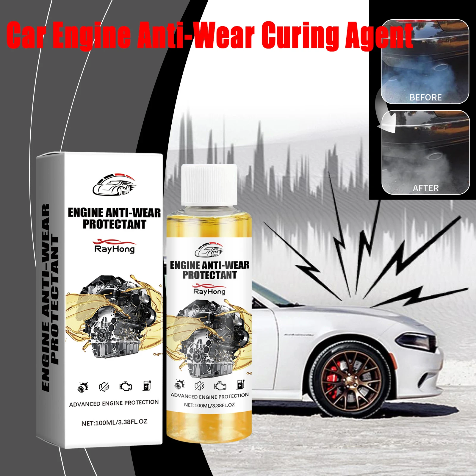 Car Engine Catalytic Converter Cleaners Automobile Cleaner Catalysts Easy To Clean Engine Accelerators CSV For Vehicl Car Care
