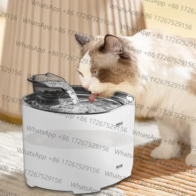 Applicable to2.2L Electric Pet Cat Water Fountain With Sensor Automatic Pet Water Dispenser with Recirculating Filtration System