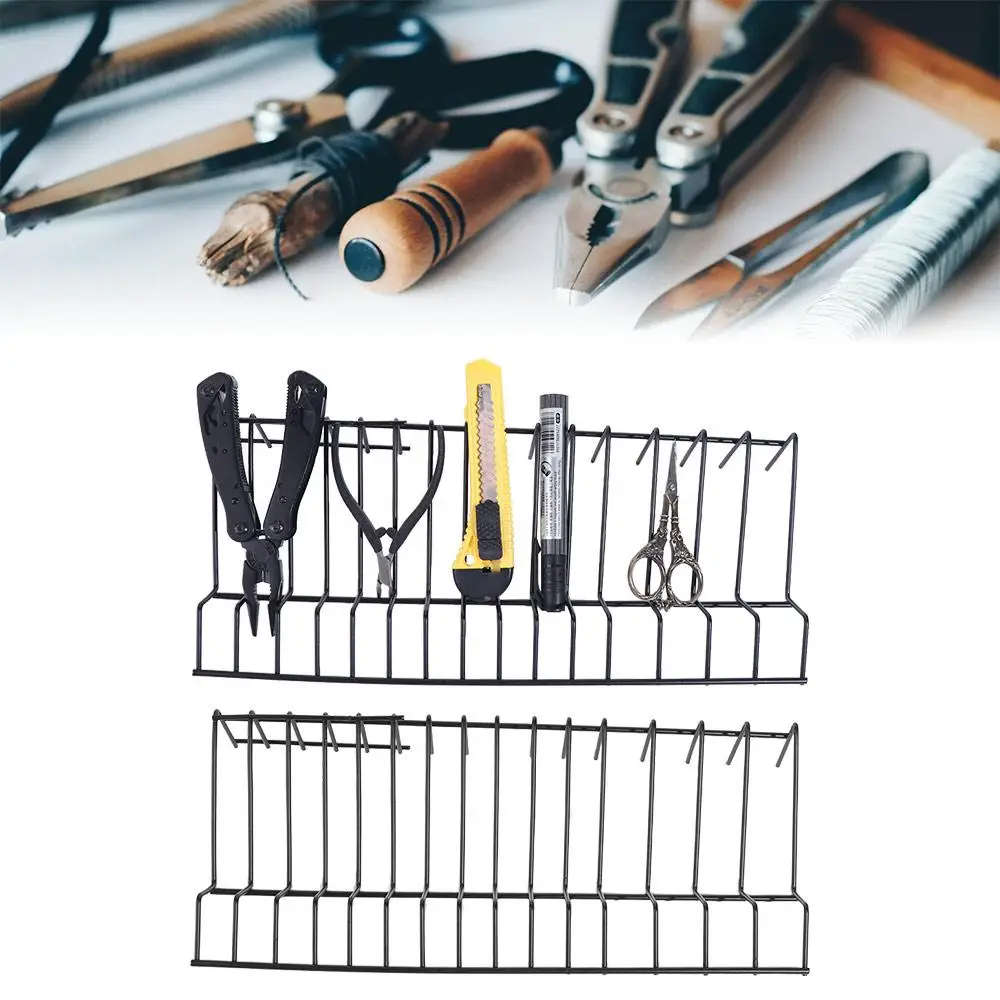 

15 Slots Pliers Tools Organizer Durable Iron Wrench Hand Tool Holder Large Capacity Rust Proof Hand Tool Display Rack Home